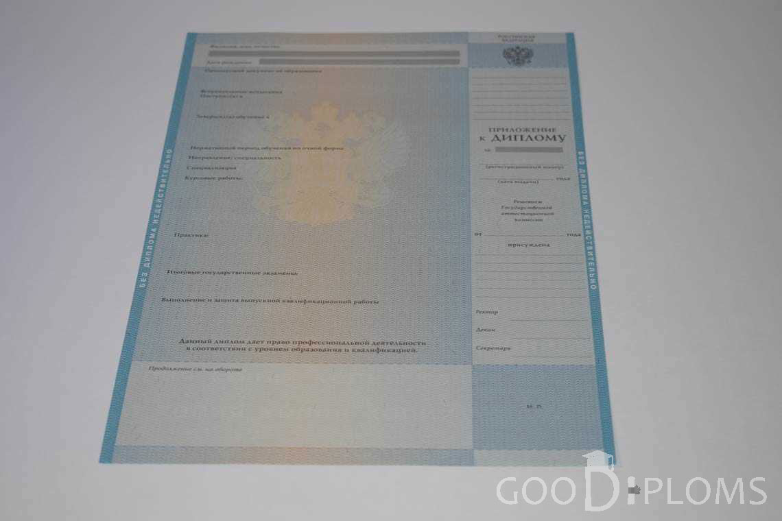 Приложение к Диплому Бакалаврав период c 2009 по 2010 год - Кременчуг