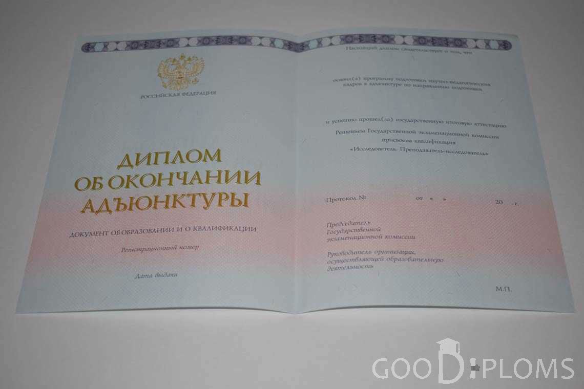 Диплом Адъюнктуры период выдачи 2014-2020 -  Кременчуг
