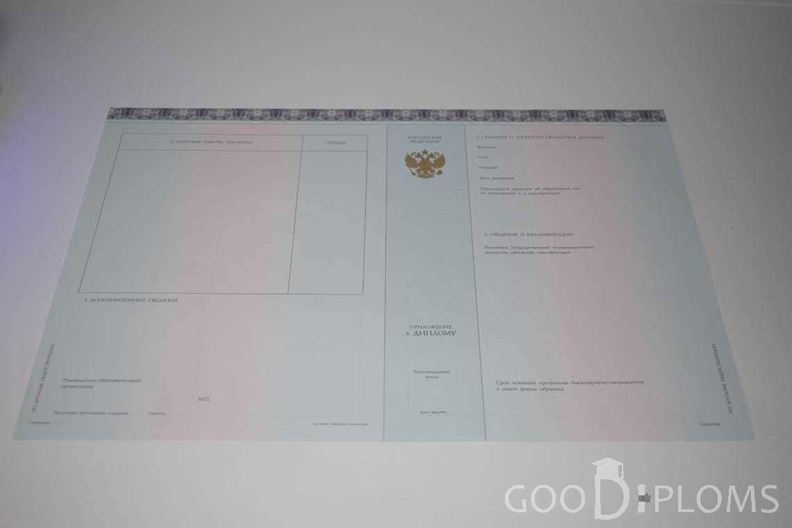 Приложение к Диплому МГИМО период выдачи 2014-2020 -  Кременчуг