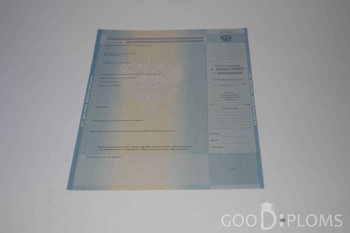 Приложение к Диплому о Высшем Образовании с Отличием - Кременчуг